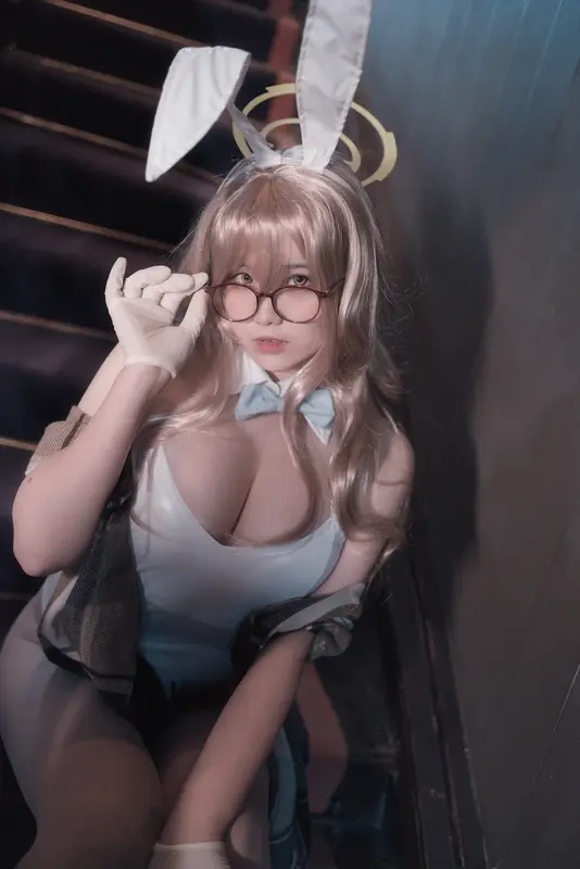 阿半今天很开心 – NO.023 蔚蓝档案 室笠茜 兔女郎 14